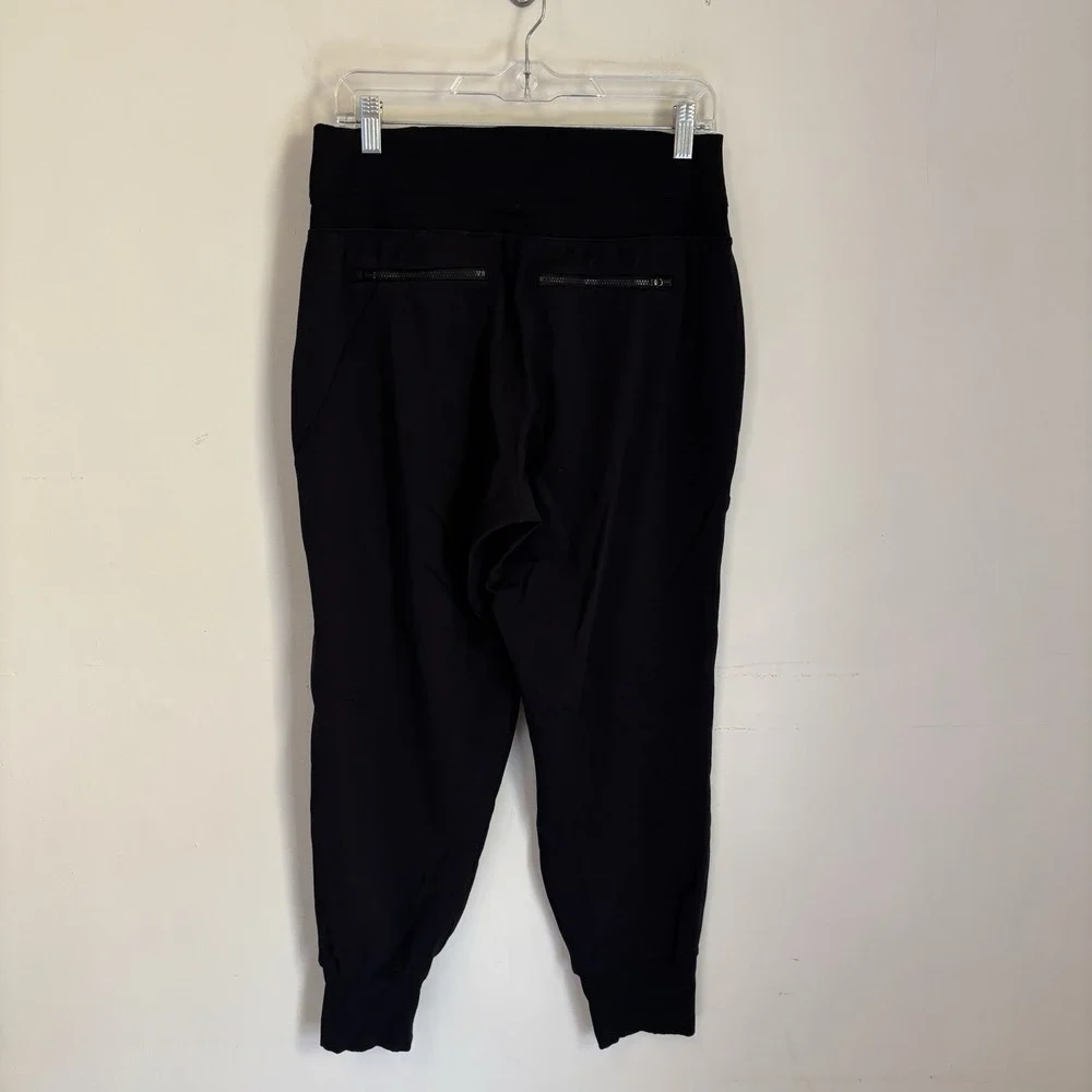 Athleta Venice Jogger Pants High Rise Athletic Black Pockets Medium